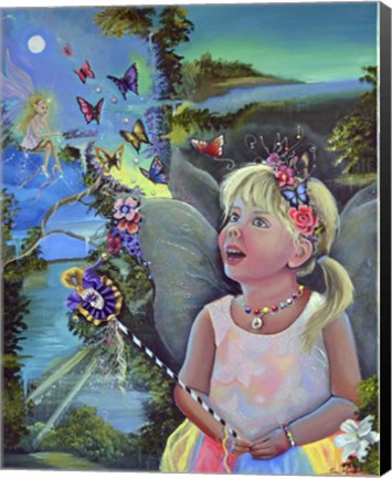 Framed If I were a Butterfly Print