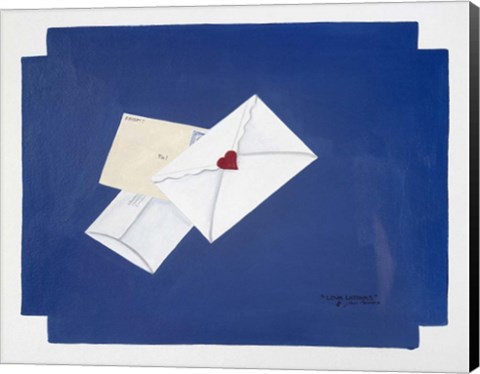 Framed Love Letters Print
