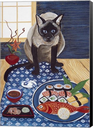 Framed Sushi Lover Print