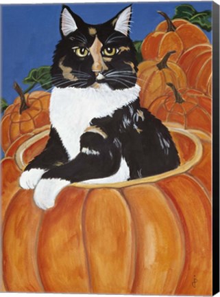 Framed Matisse In A Pumpkin Print