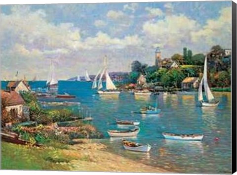 Framed Sailing in Print