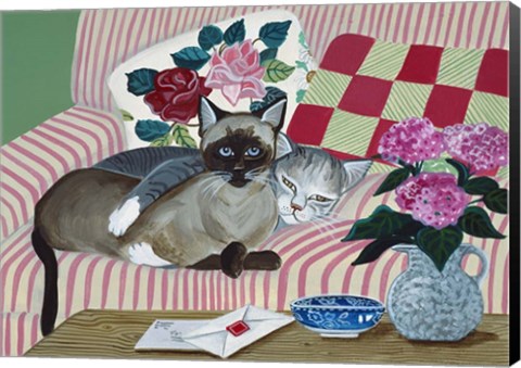 Framed Mink And Jezebel Print