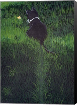 Framed Li&#39;L Lovebug  Chasing A Butterfly Print