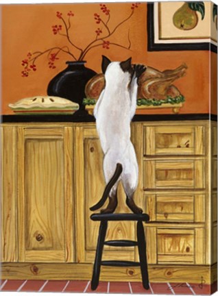 Framed Time To Carve The Bird Print