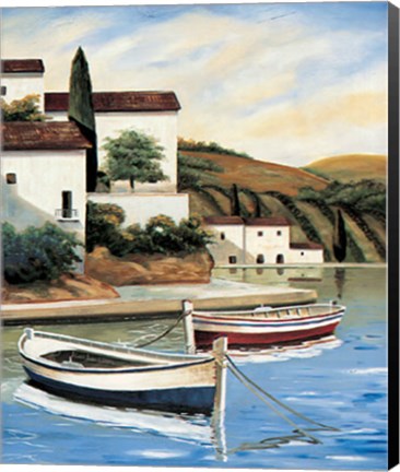Framed On the Lake I Print