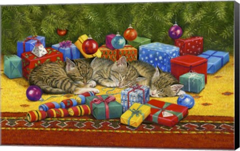 Framed Under The Christmas Tree Print