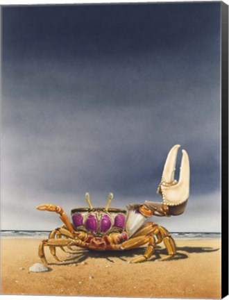 Framed Fiddler Crab Print