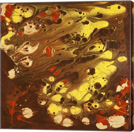 Framed Golden Dragon Print