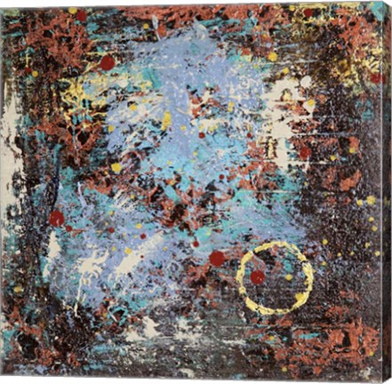 Framed Rustic Industrial 7 Canvas 1 Print