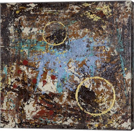 Framed Rustic Industrial 7 Canvas 2 Print
