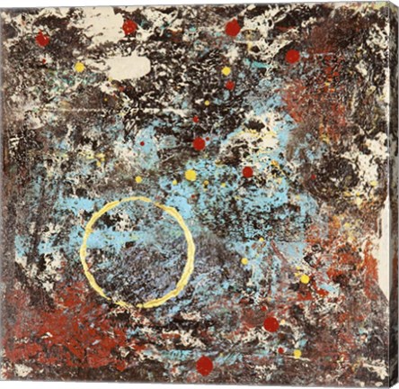 Framed Rustic Industrial 7 Canvas 6 Print