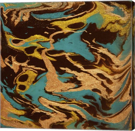 Framed Liquid Industrial IV - Canvas XIV Print