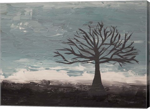 Framed Abstract Tree II Print