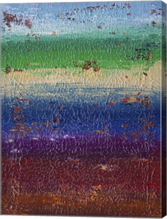 Framed Side of the Moon - Canvas II Print