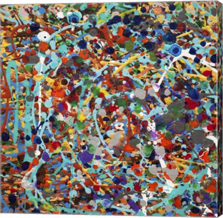 Framed Spin 2 - Canvas 3 Print