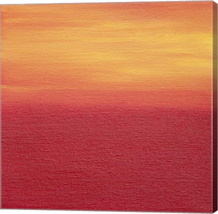 Framed Ten Sunsets - Canvas 7 Print