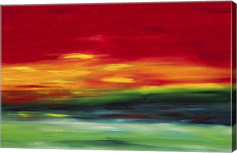 Framed Island Sky 2 Print