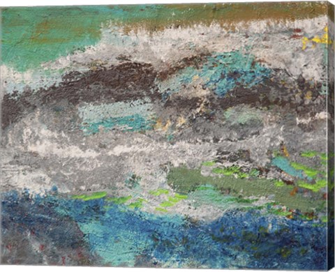 Framed Island From the Sky Print