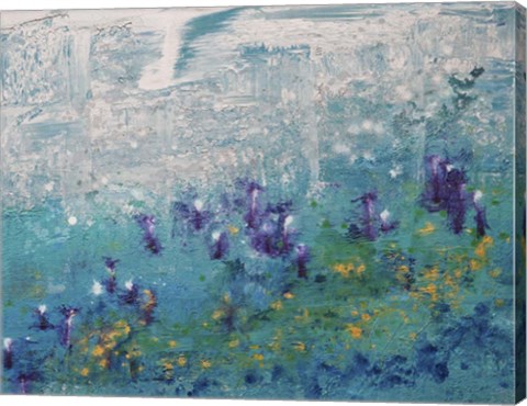 Framed Silver Gardenscape Print