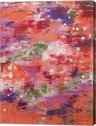 Framed Flower Garden Print