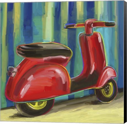 Framed Pop Scooter Print