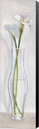 Framed Vaso con Calla Print