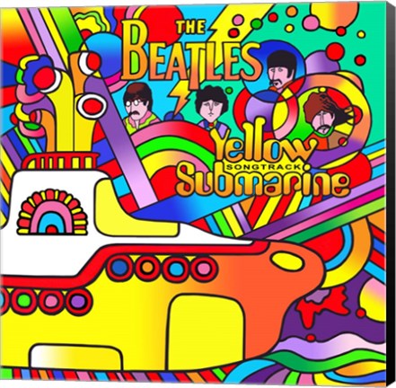 Framed Yellow Submarine Print