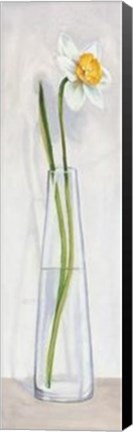 Framed Vaso con Narciso Print