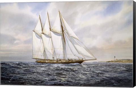 Framed Schooner  "Atlantic" Print
