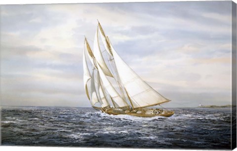 Framed Going Fishing Print