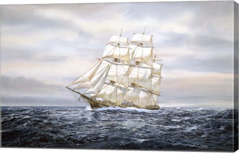 Framed Clipper Ship Print