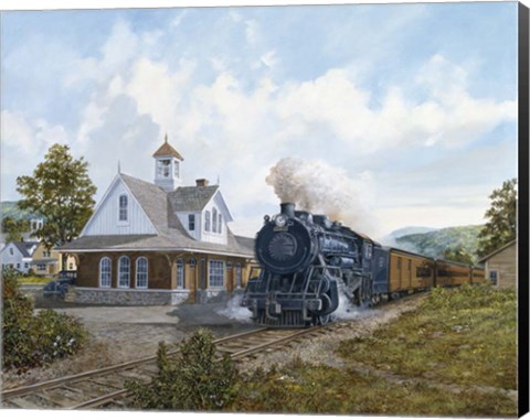 Framed Locomotive Print