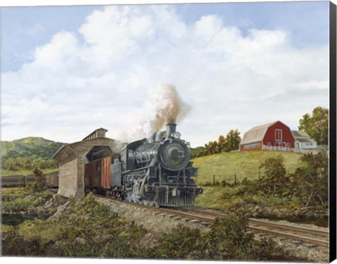 Framed Locomotive 2 Print