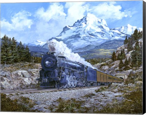 Framed Locomotive 4 Print