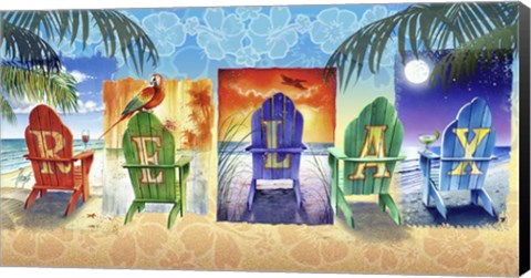 Framed Relax Chairs Print