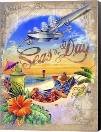Framed Seas Day Print
