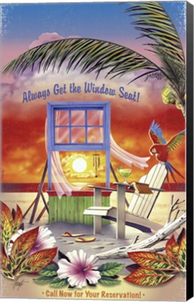 Framed Window Seat Print