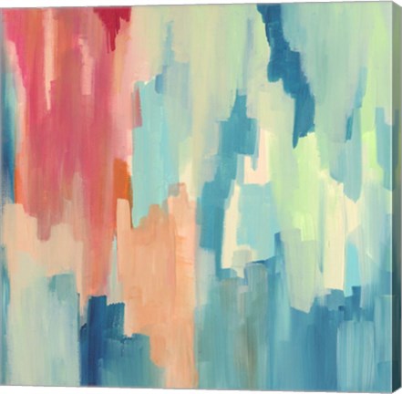 Framed Color Theory Abstract Print