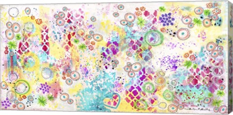 Framed Colorful Chaos - Jennifer Print