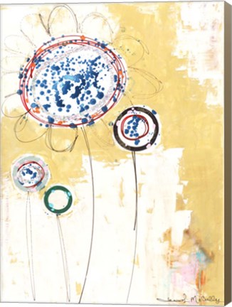 Framed Squash Flowers Print