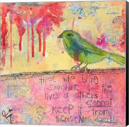 Framed Sunshine Bird Print