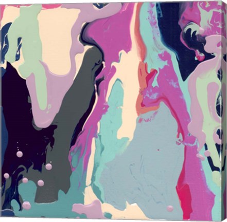 Framed Pour - Abstract Print