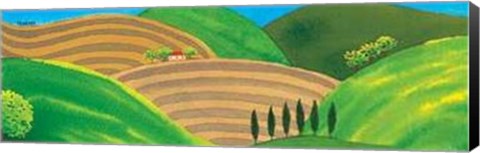 Framed Colli Toscani II Print