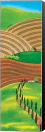 Framed Colline Toscane II Print