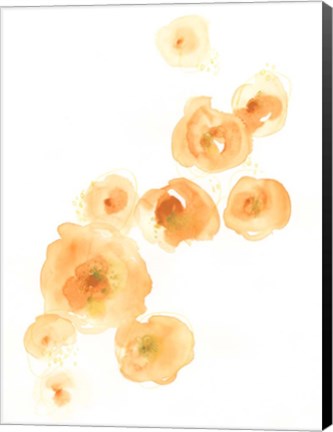 Framed Falling Blossoms I Print