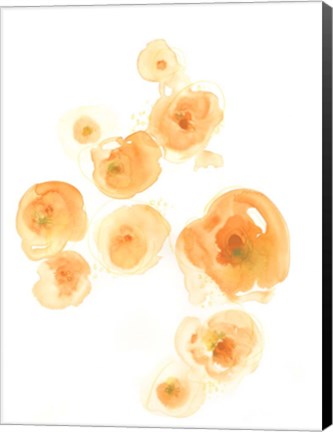 Framed Falling Blossoms II Print