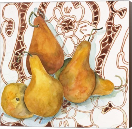 Framed Pears Print