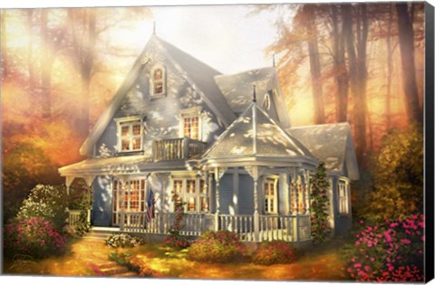 Framed Sweet Heart Manor Print