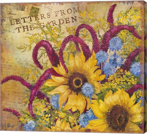 Framed Letters from the Garden II Print