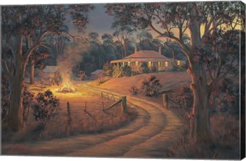 Framed Bush Bonfire Print